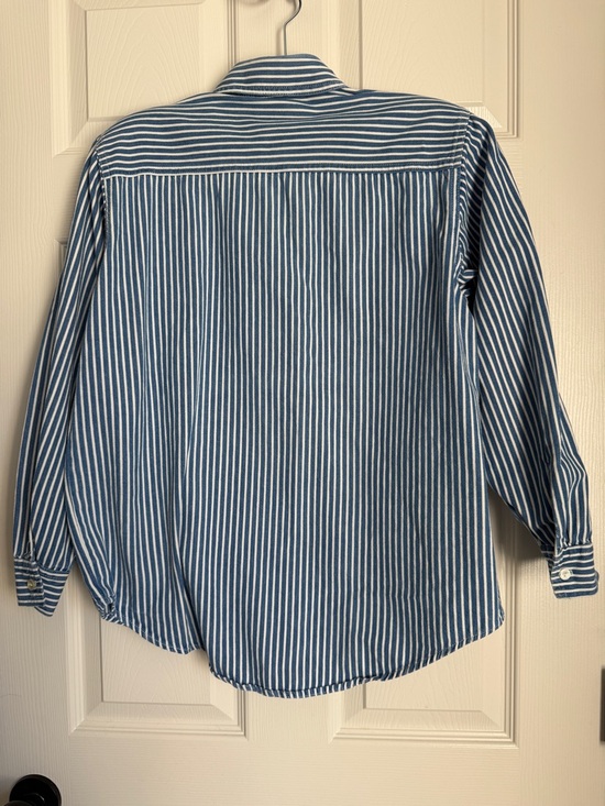 Vintage Disney Mickey Unlimited Striped Shirt Embroidered Button Up size s - Picture 2 of 9